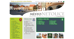 Desktop Screenshot of netolice.cz